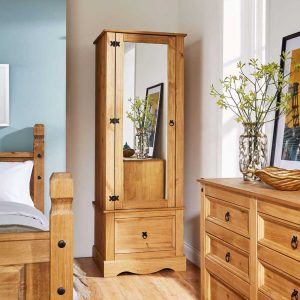 Mexi Armoire Closet with Mirror